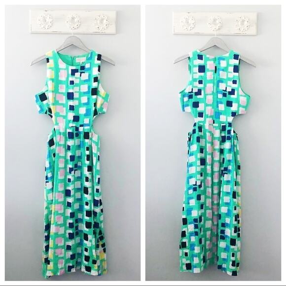 Anthropologie Corey Lynn Calter Abstract Midi Dress NEW